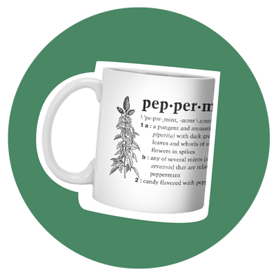 Peppermint mug