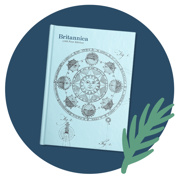 Britannica star chart notebook